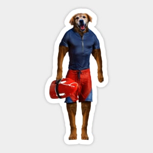 Lifeguard Retriever Sticker